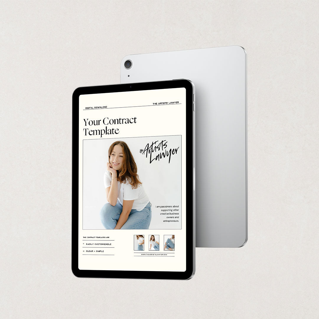 Graphic and Web Designer Contract - The Artists' Lawyer