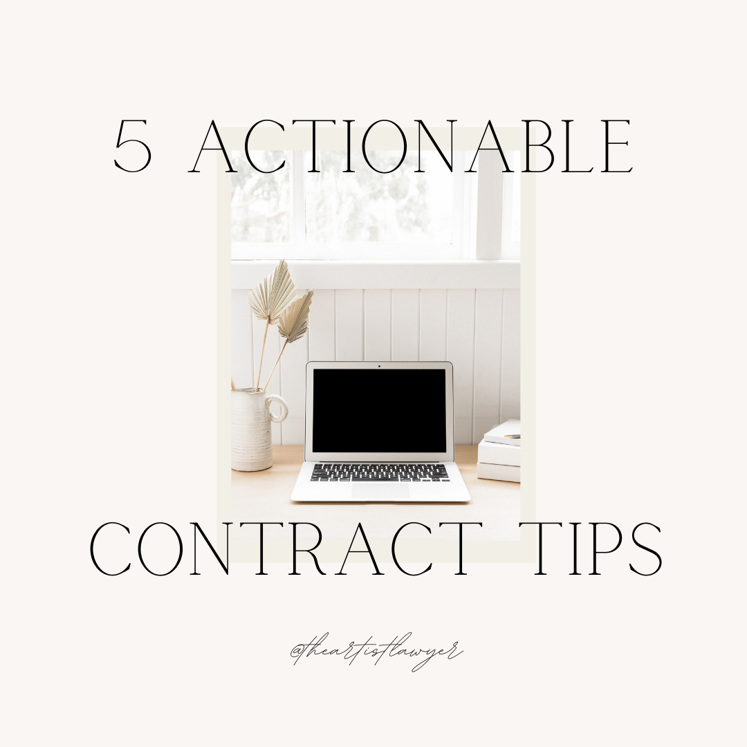 5 Actionable Contract Tips For Business Owners