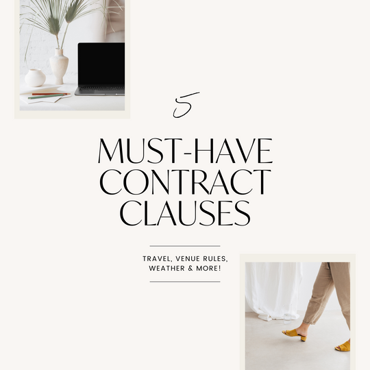 5 Must-Have Contract Clauses For Photographers
