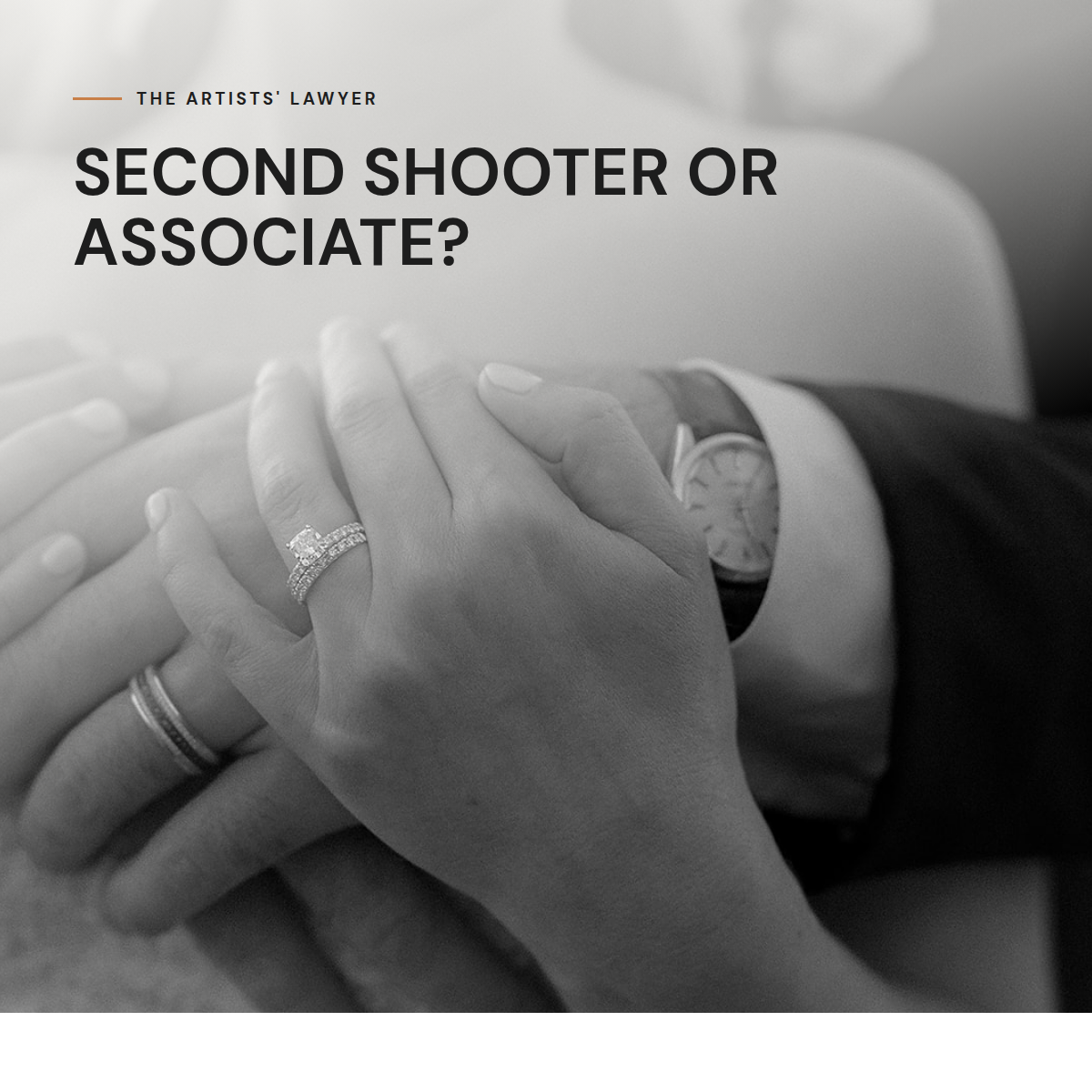 Second shooter vs associate photographer — The Artists' Lawyer