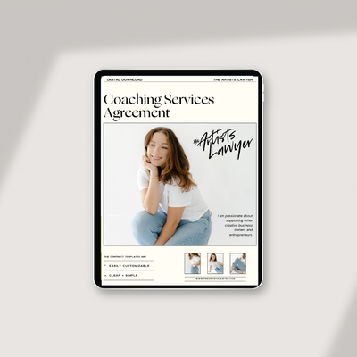 Coaching Services Agreement — The Artists' Lawyer