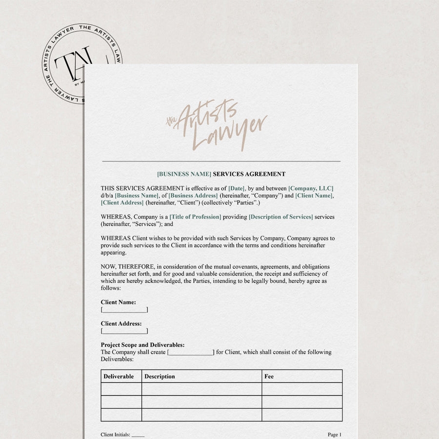 DJ Wedding and Event Services Contract